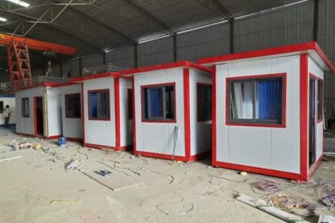 拉薩達孜區5間彩鋼活動房圖片案例